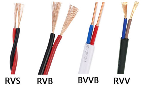 RVS與RVB、BVVB、<a href='http://www.cnmry.cn/rvvdianxian/' target='_blank'><u>RVV電線</u></a>